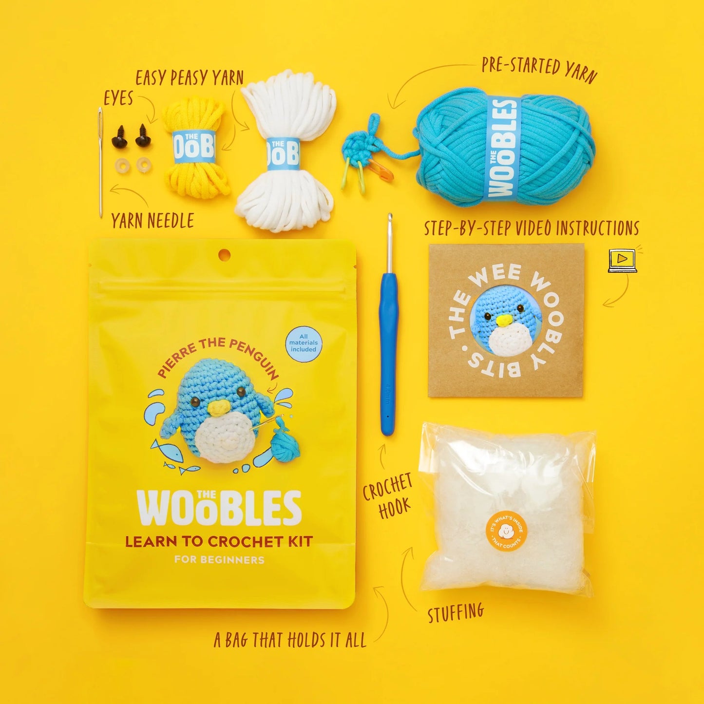 The Penguin Crochet Kit