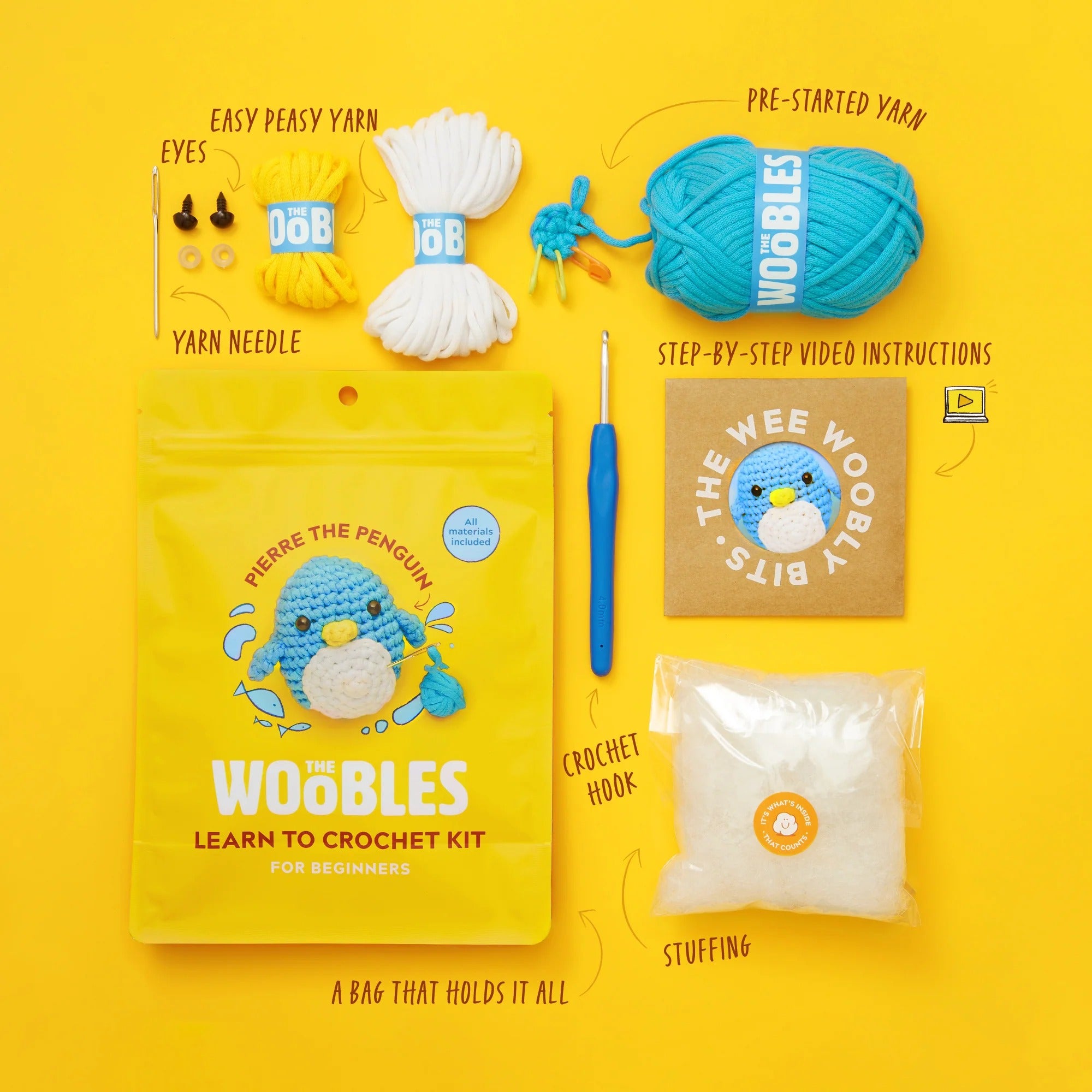 The Penguin Crochet Kit
